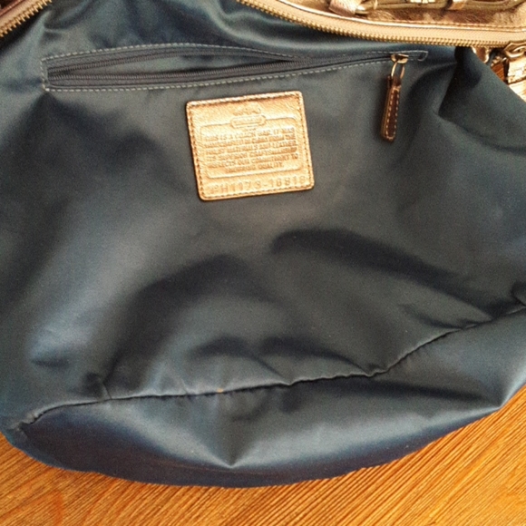 Coach Madison Sophia Metallic Satchel,EUC - Picture 12 of 16